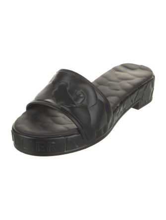 Valentino Camellia Accent Rubber Slides