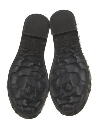 Valentino Camellia Accent Rubber Slides