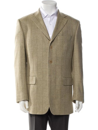 Valentino Tweed Pattern Overcoat