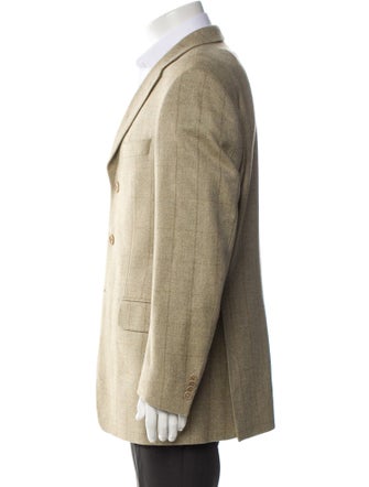 Valentino Tweed Pattern Overcoat