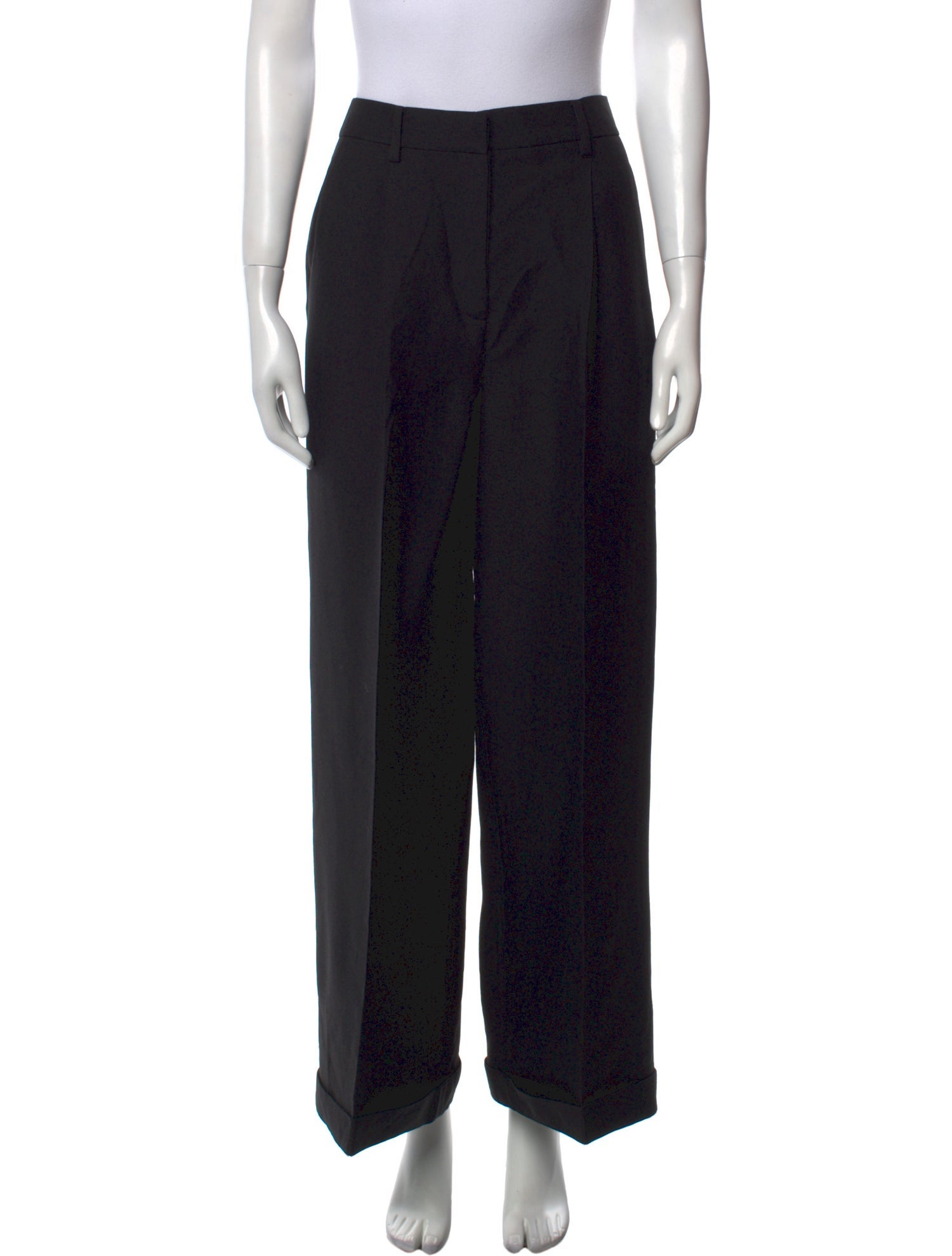 Valentino Virgin Wool Wide Leg Pants