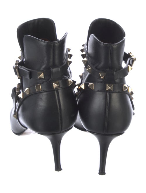 Valentino Rockstud Accents Leather Boots