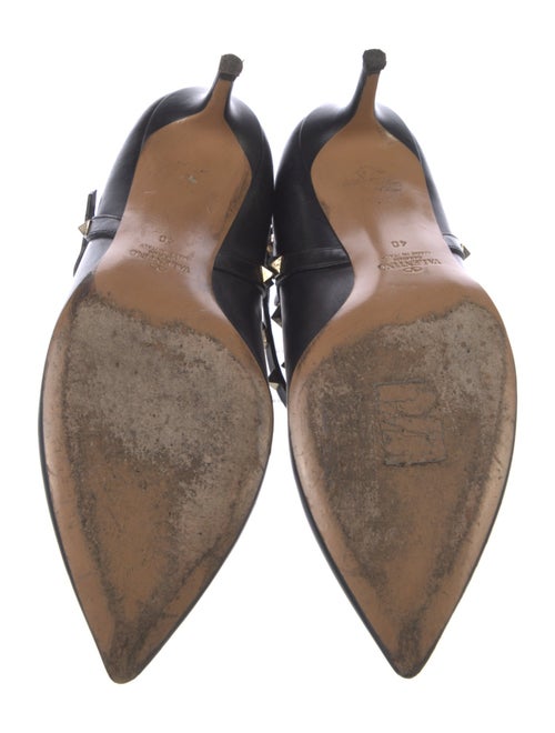 Valentino Rockstud Accents Leather Boots