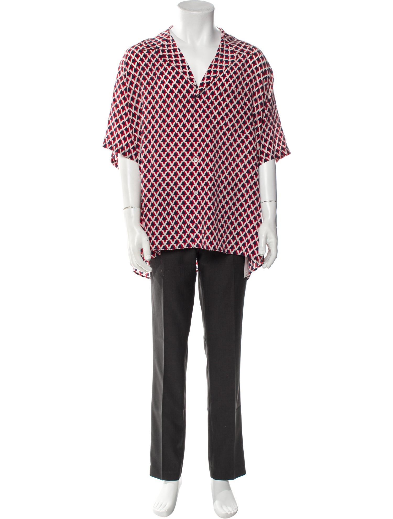 Valentino Silk Printed Shirt w/ Tags