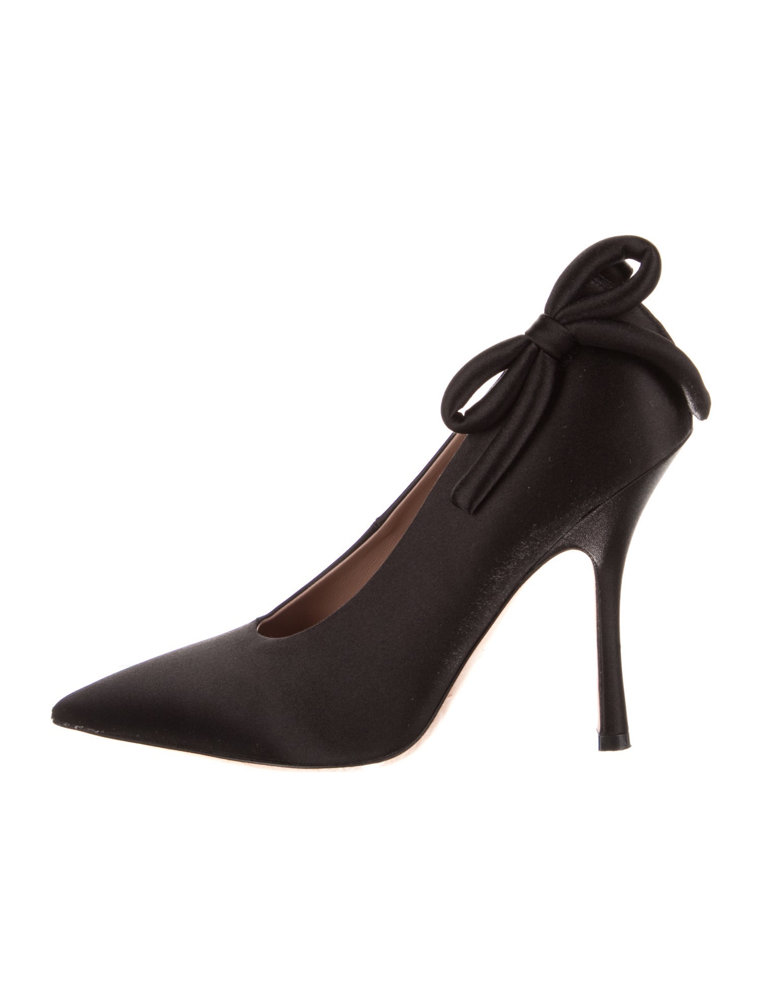 Valentino Satin Bow Accents Pumps