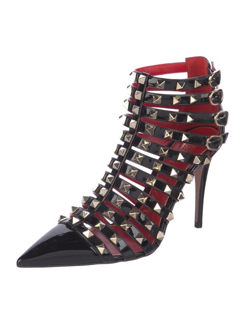 Valentino Rockstud Accents Patent Leather Pumps