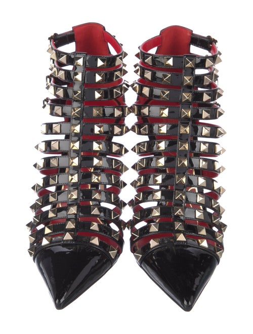 Valentino Rockstud Accents Patent Leather Pumps