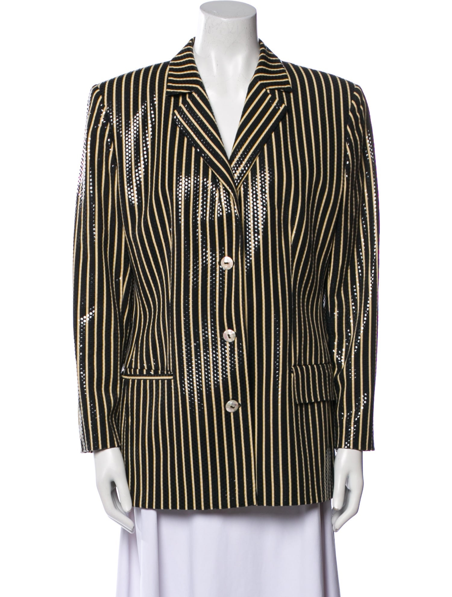 Valentino Vintage Striped Blazer