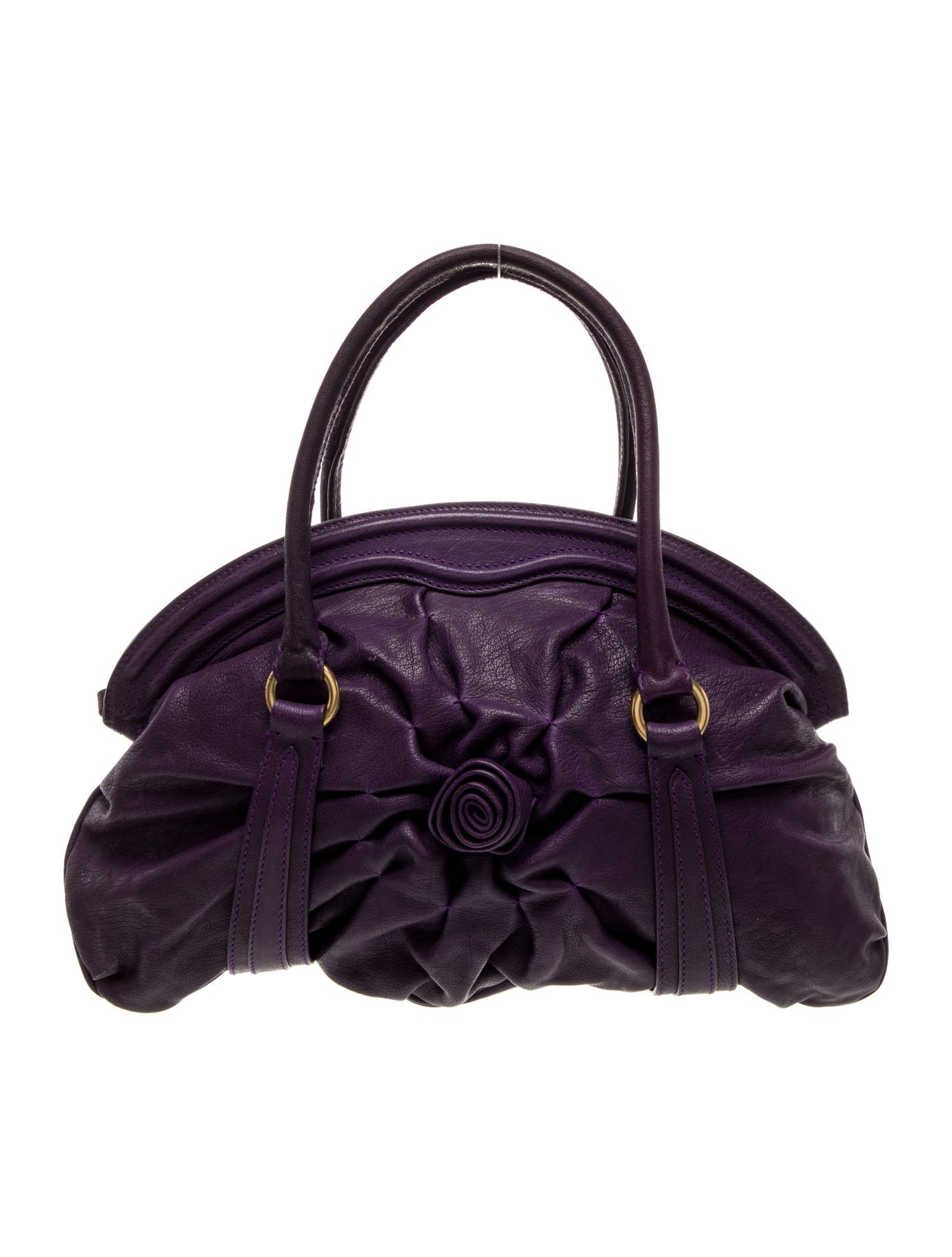 Valentino Leather Top Handle Bag