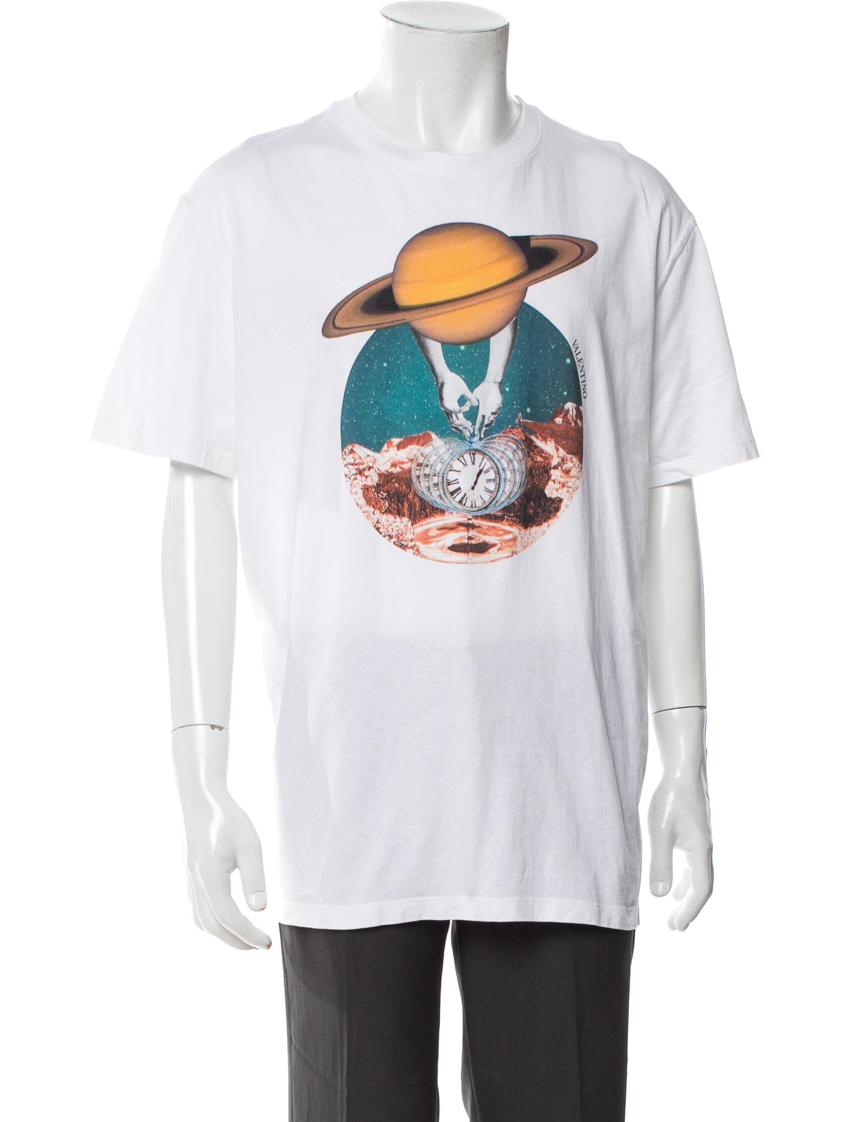 Valentino Graphic Print Crew Neck T-Shirt