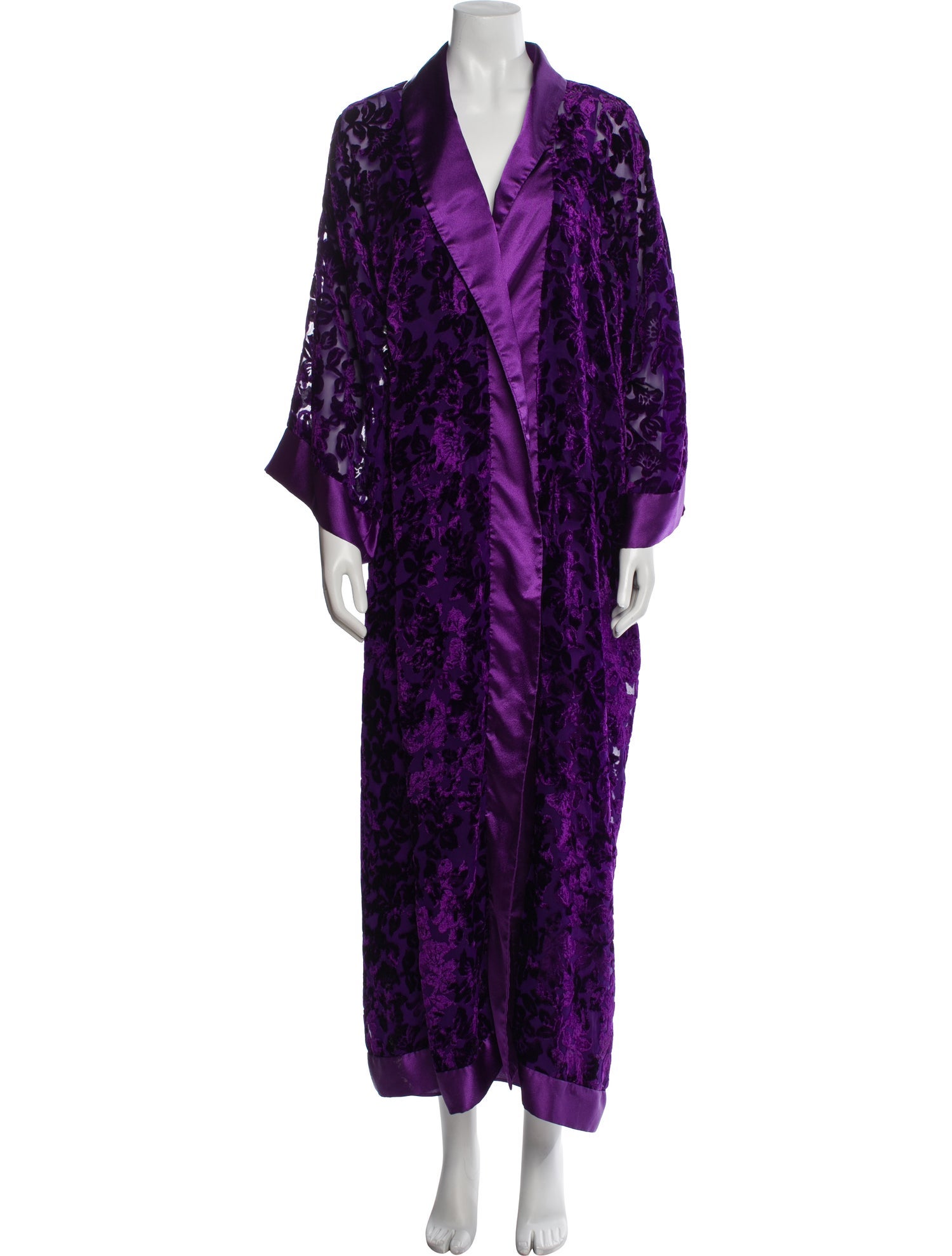 Valentino Vintage Floral Print Robe