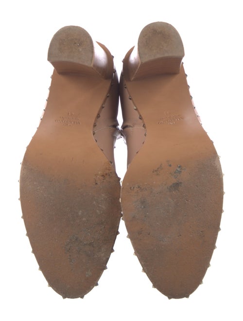 Valentino Rockstud Accents Leather Boots