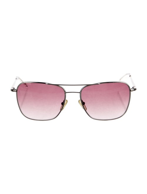 Valentino Rockstud Accents Aviator Sunglasses