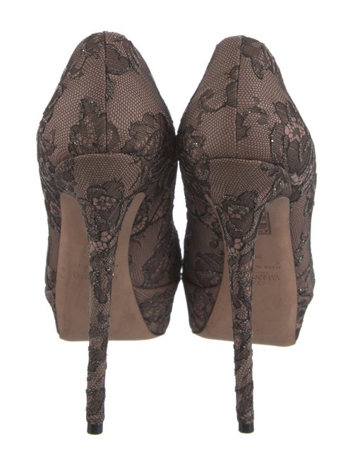 Valentino Lace Lace Pattern Pumps