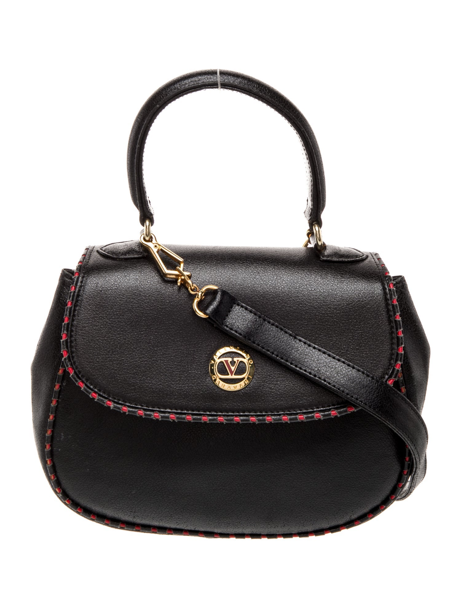 Valentino Leather Top Handle Bag Vintage