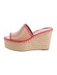 Valentino Leather Espadrilles