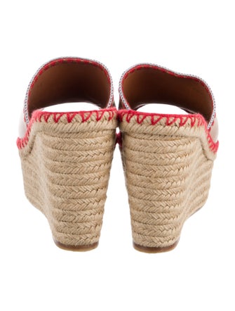 Valentino Leather Espadrilles