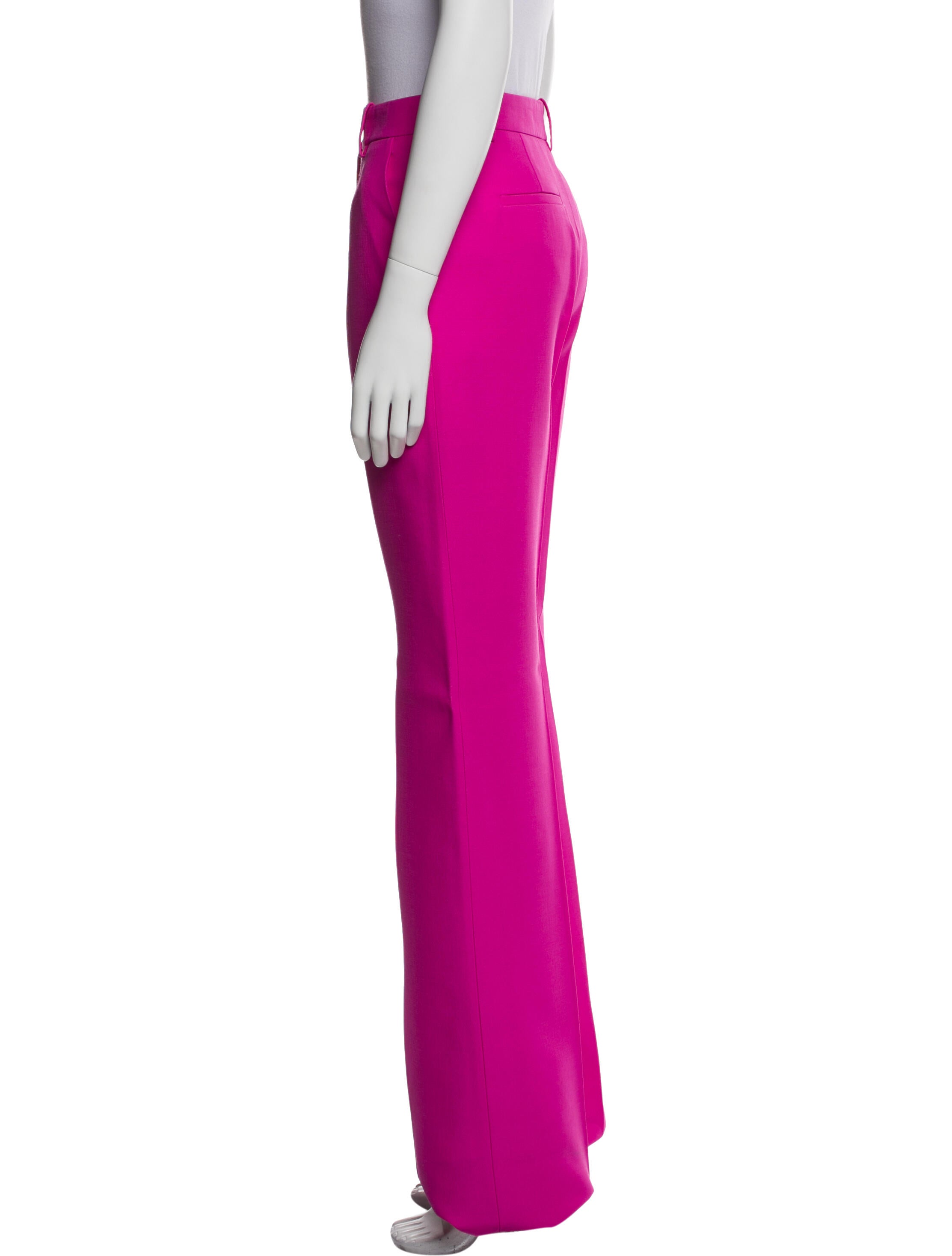 Valentino Virgin Wool Wide Leg Pants