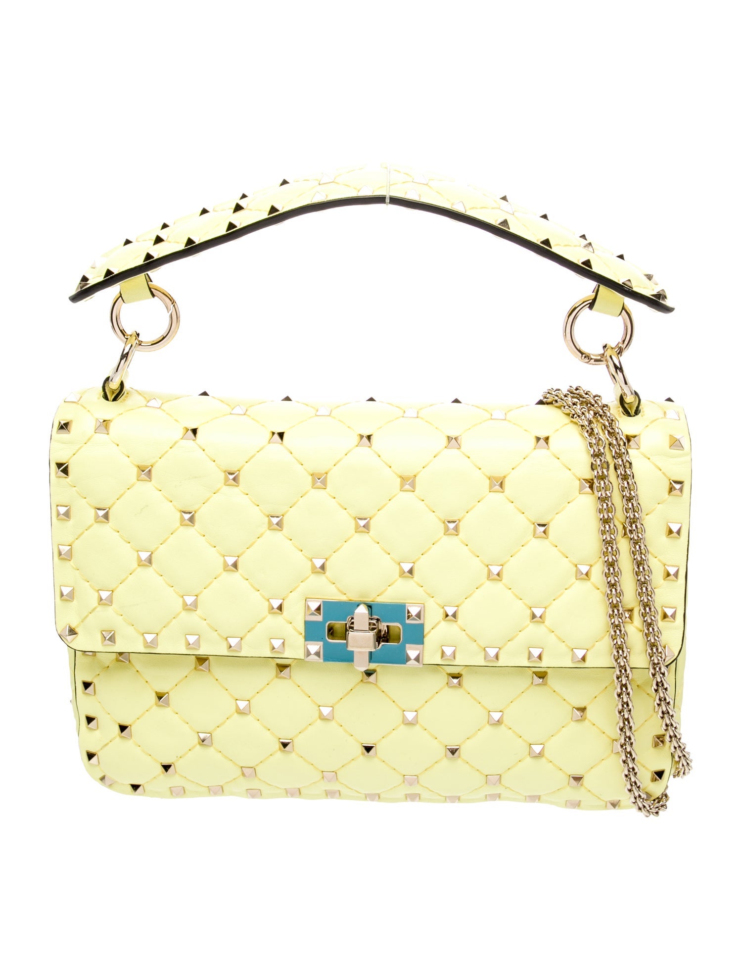 Valentino Rockstud Spike Top Handle Bag