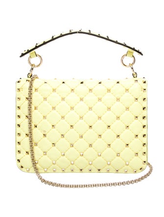 Valentino Rockstud Spike Top Handle Bag