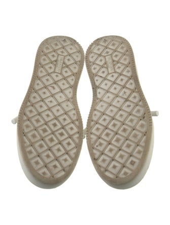 Valentino Rockstud Accents Leather Sneakers