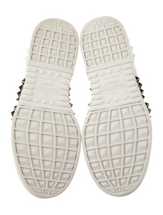 Valentino Leather Wedge Sneakers