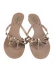 Valentino Rockstud Accents Rubber Slides