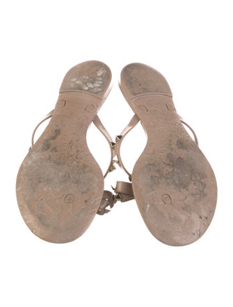 Valentino Rockstud Accents Rubber Slides