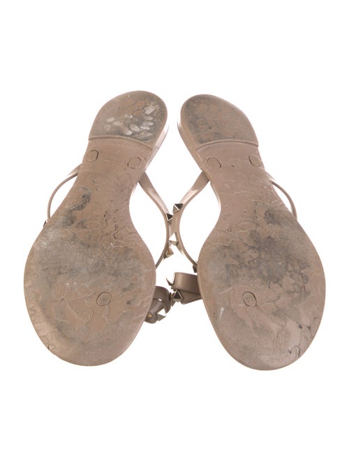 Valentino Rockstud Accents Rubber Slides