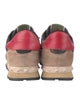 Valentino Rockstud Accents Leather Sneakers