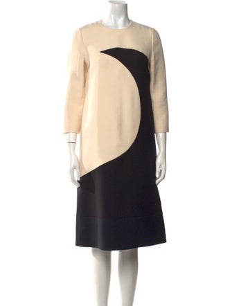Valentino Virgin Wool Midi Length Dress