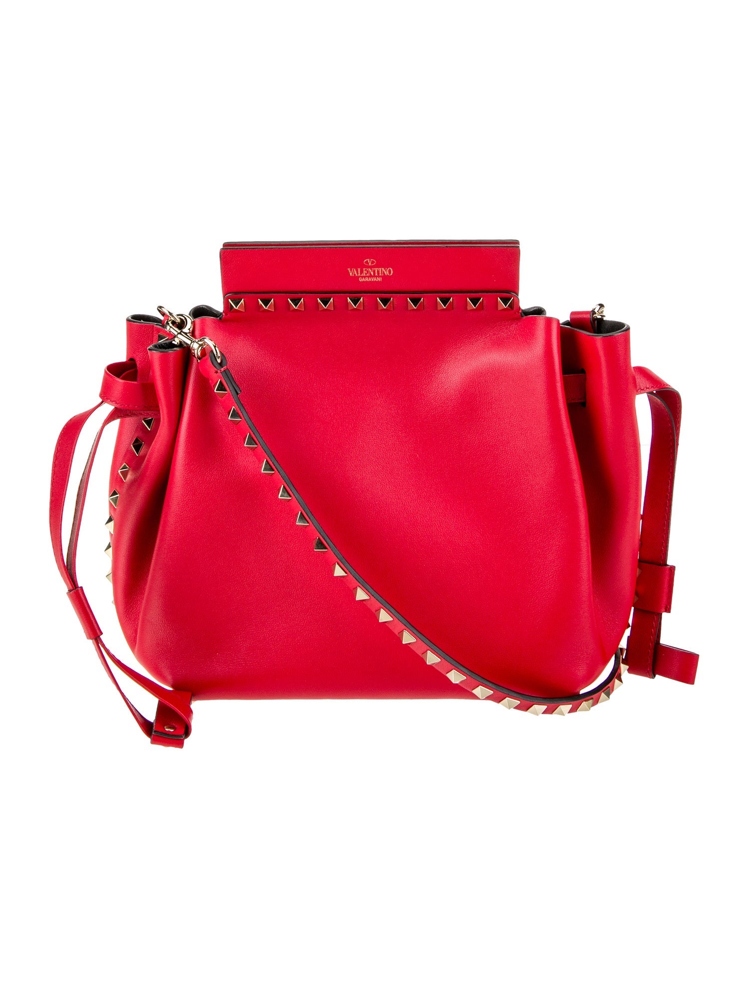 Valentino Leather Bucket Bag