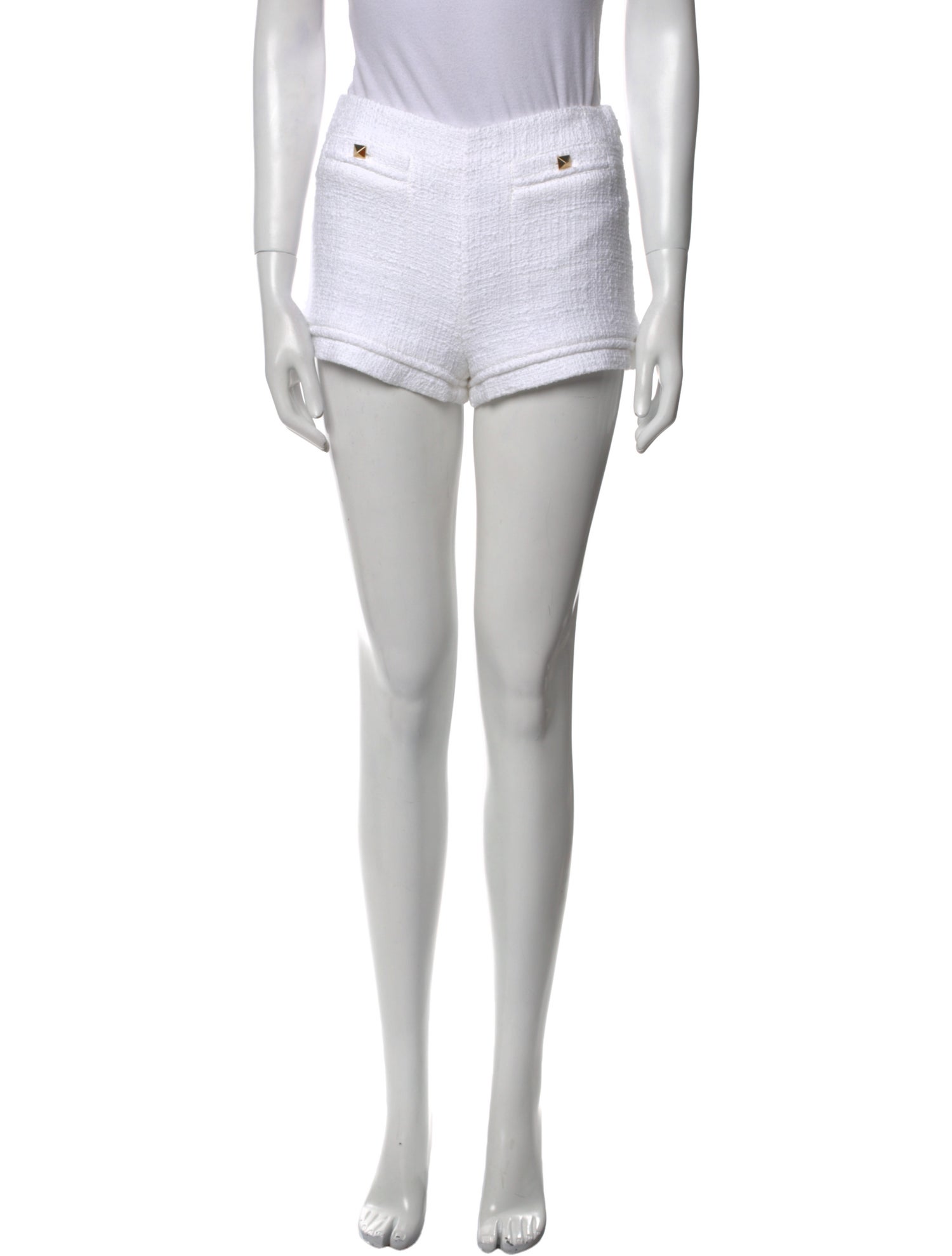 Valentino Tweed Mini Shorts