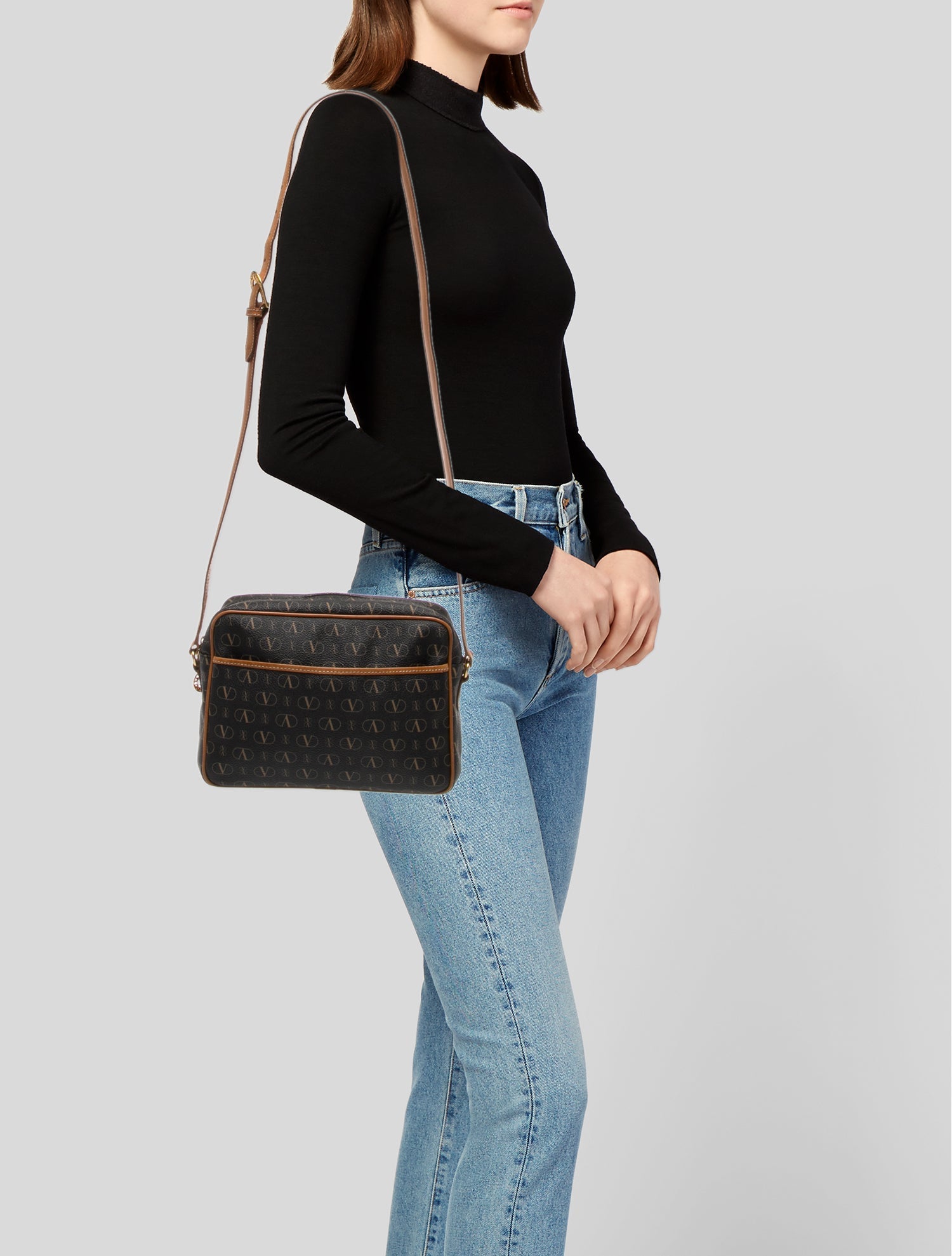 Valentino Leather Crossbody Bag