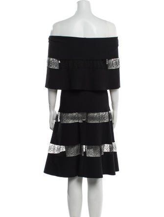 Valentino Silk Knee-Length Dress