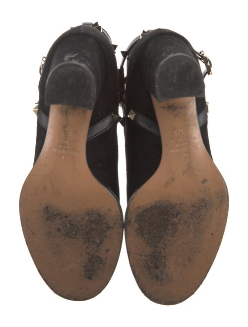 Valentino Rockstud Accents Suede Boots