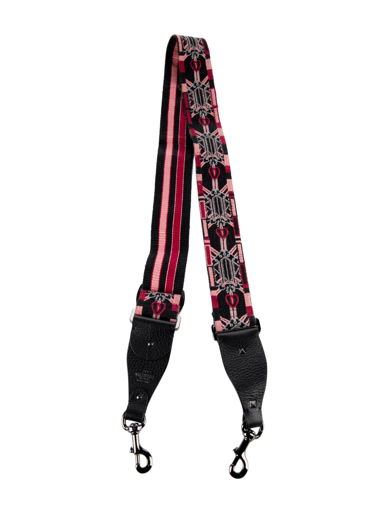 Valentino pattern print bag strap