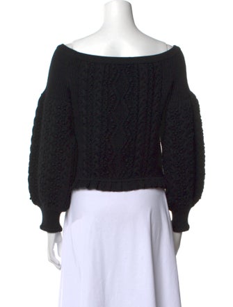 Valentino Virgin Wool Bateau Neckline Sweater