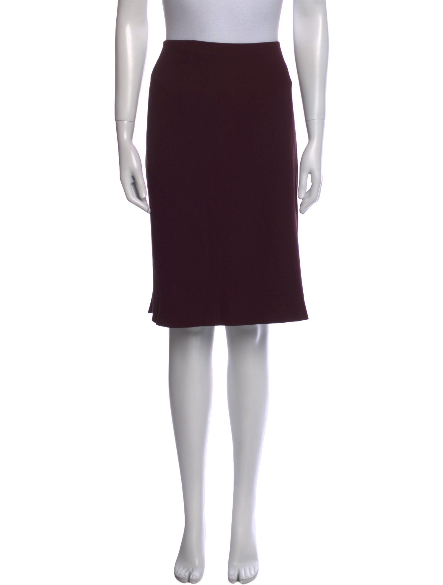 Valentino Virgin Wool Knee-Length Skirt