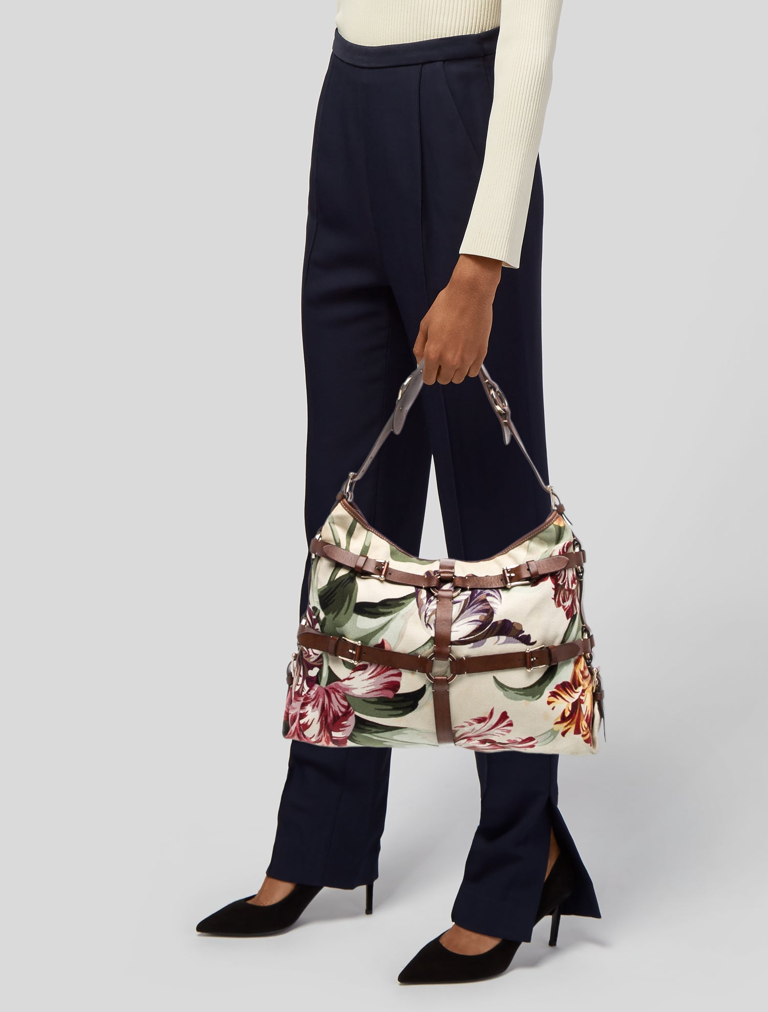 Valentino Canvas Hobo