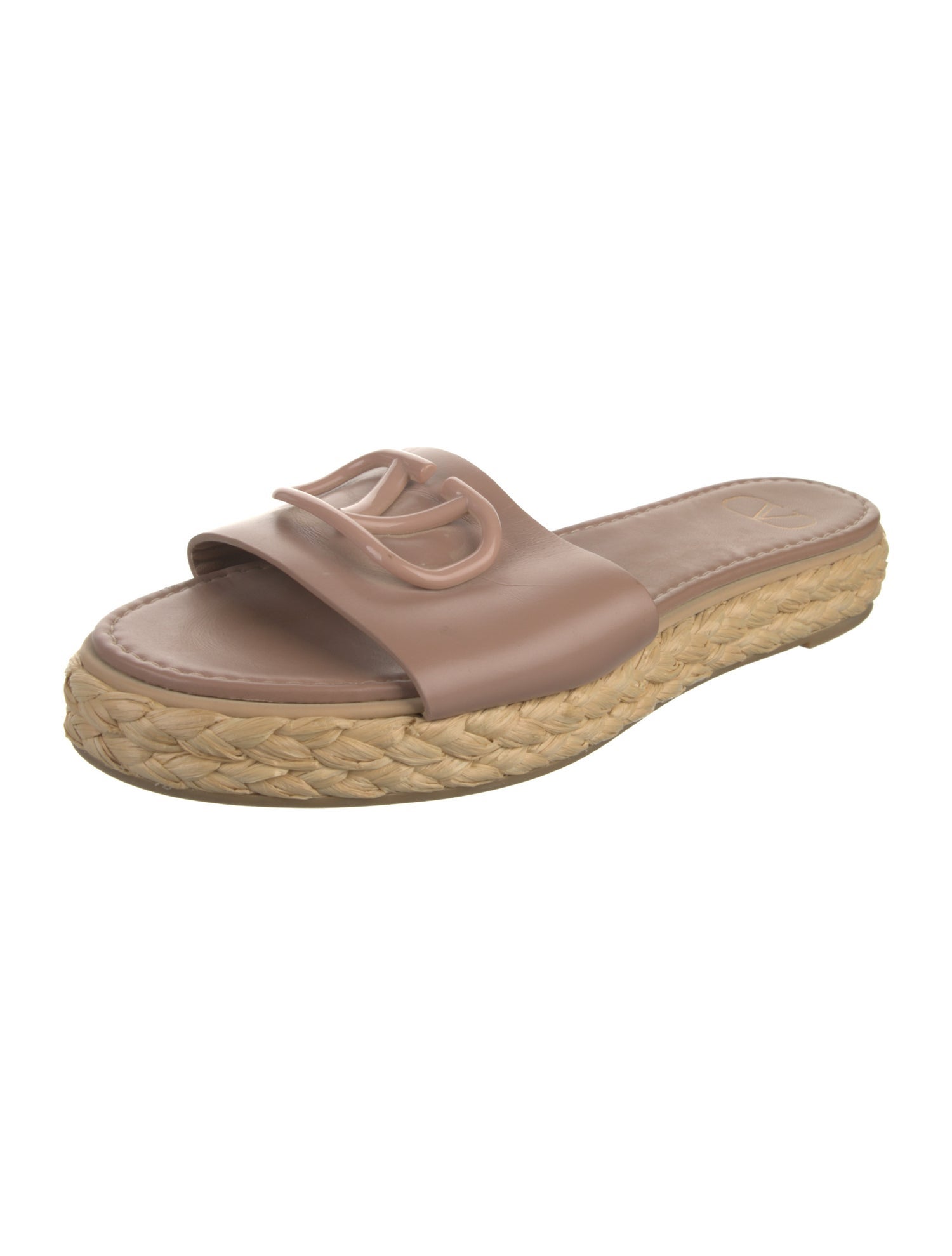 Valentino Leather Espadrilles