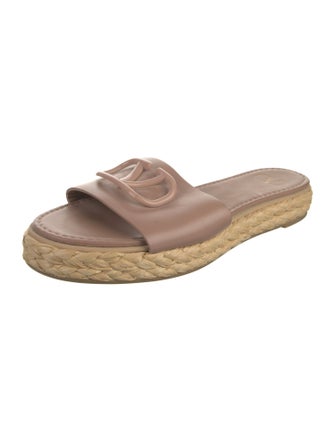 Valentino Leather Espadrilles
