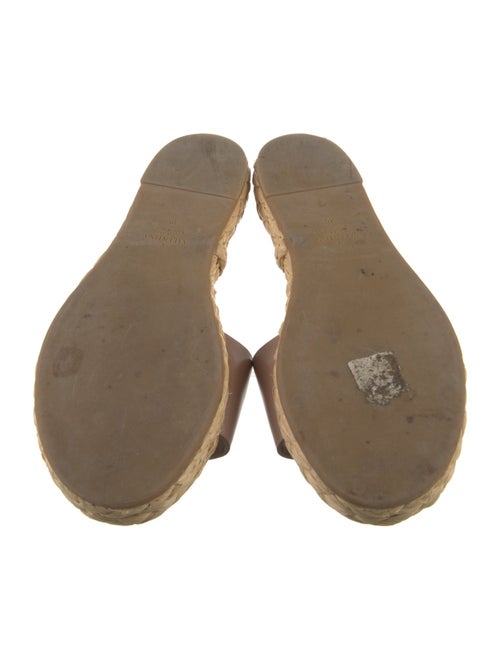 Valentino Leather Espadrilles
