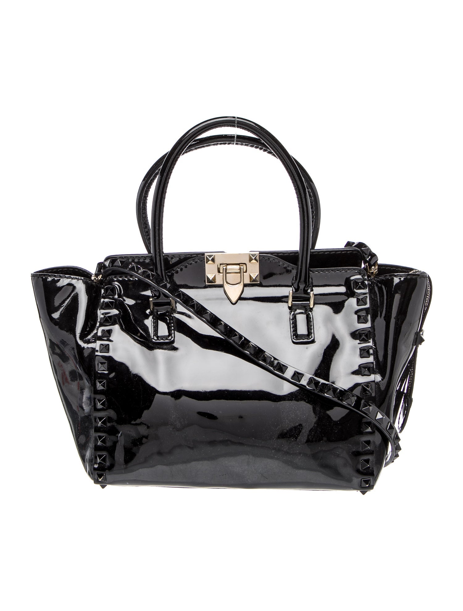 Valentino Rockstud Top Handle Bag