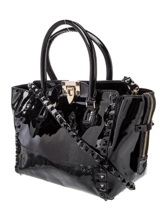 Valentino Rockstud Top Handle Bag