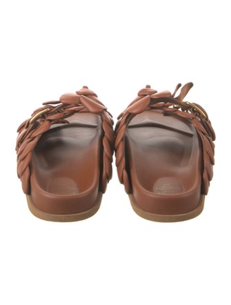 Valentino Leather Slides