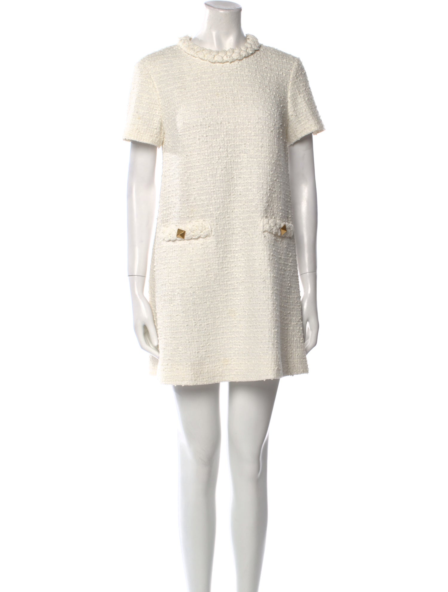 Valentino Crew Neck Mini Dress