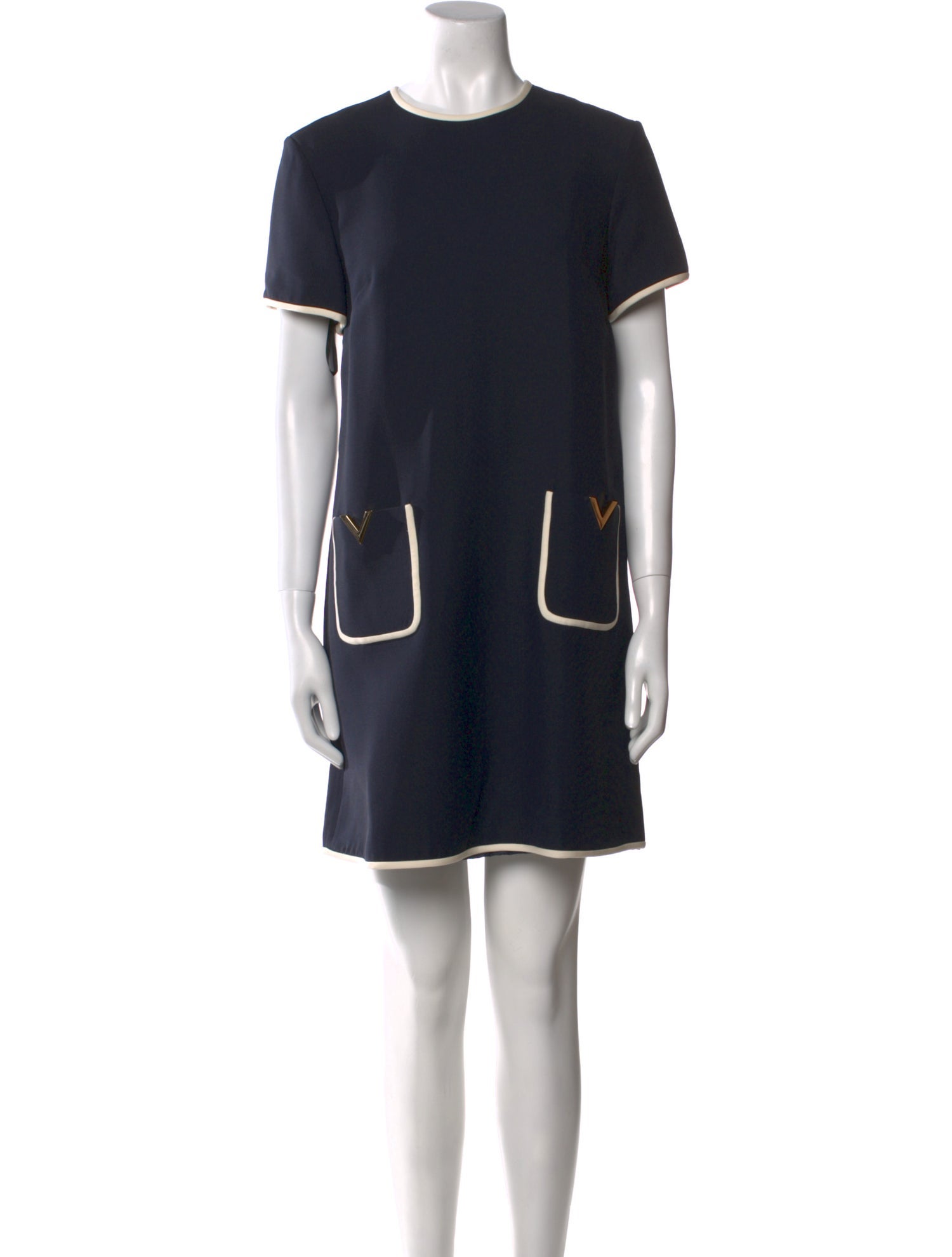 Valentino Virgin Wool Mini Dress