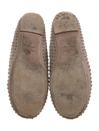 Valentino Rockstud Accents Leather Mary Jane Flats