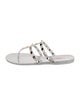 Valentino Rockstud Accents Rubber Slides